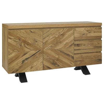 Bohemia Rustic Oak Large Sideboard
